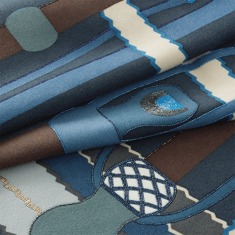 Fouets et Tartan blanket - Grey | Hermès USA Fouets et Tartan blanket - Grey | Hermès USA